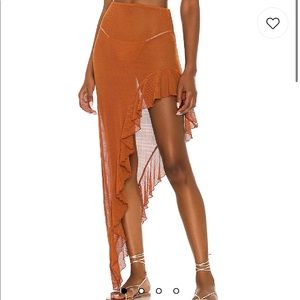 SHIRLIE SKIRT IN HAZEL BROWN-Camila Coelho